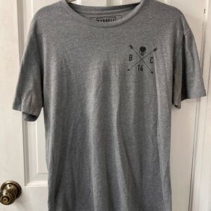 The Barbell Cartel Men's Short Sleeve Tee in Stone Gray